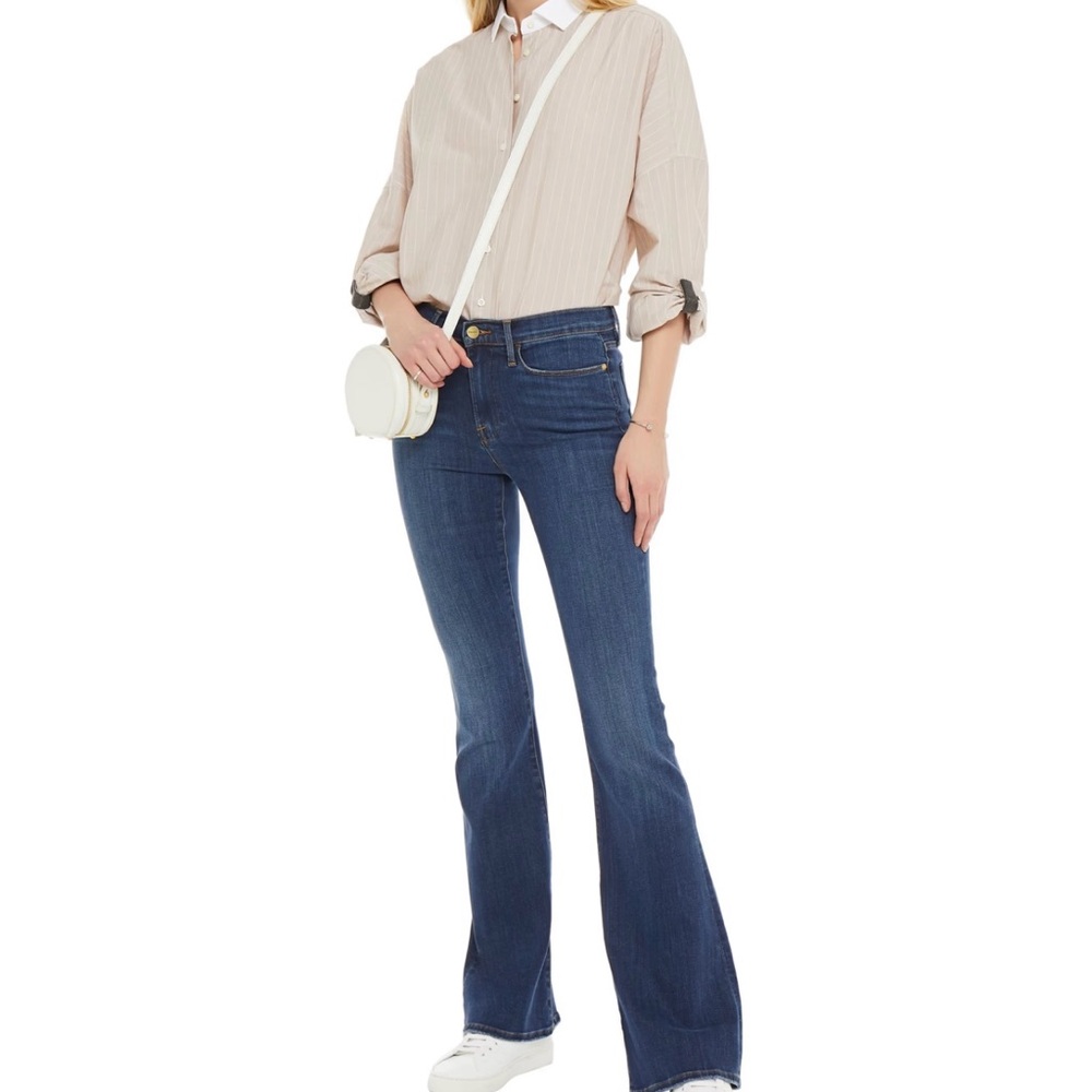 Frame le high Denim Women's Indigo Flare Jeans
